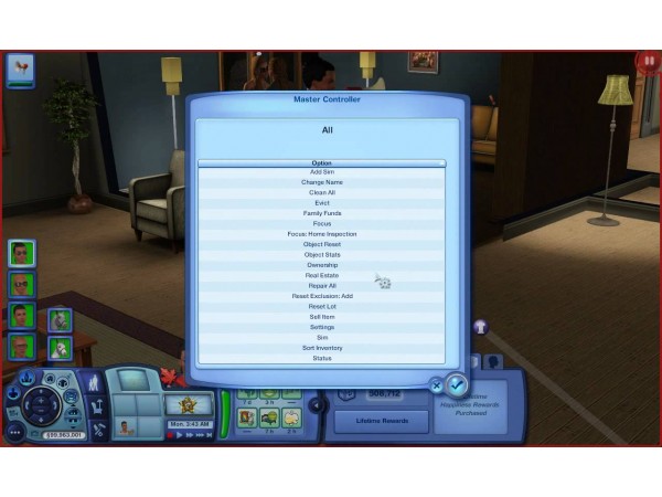 mods that interfere with sims 4 command center